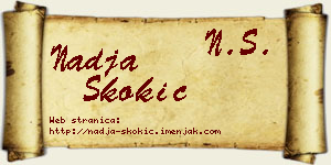 Nadja Skokić vizit kartica